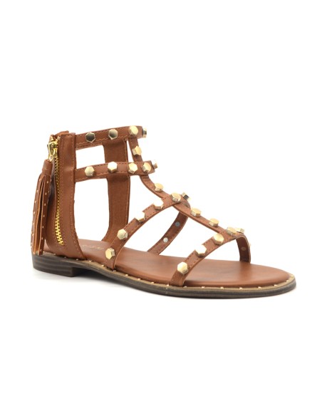 Kharisma sandalo gladiatore con borchie